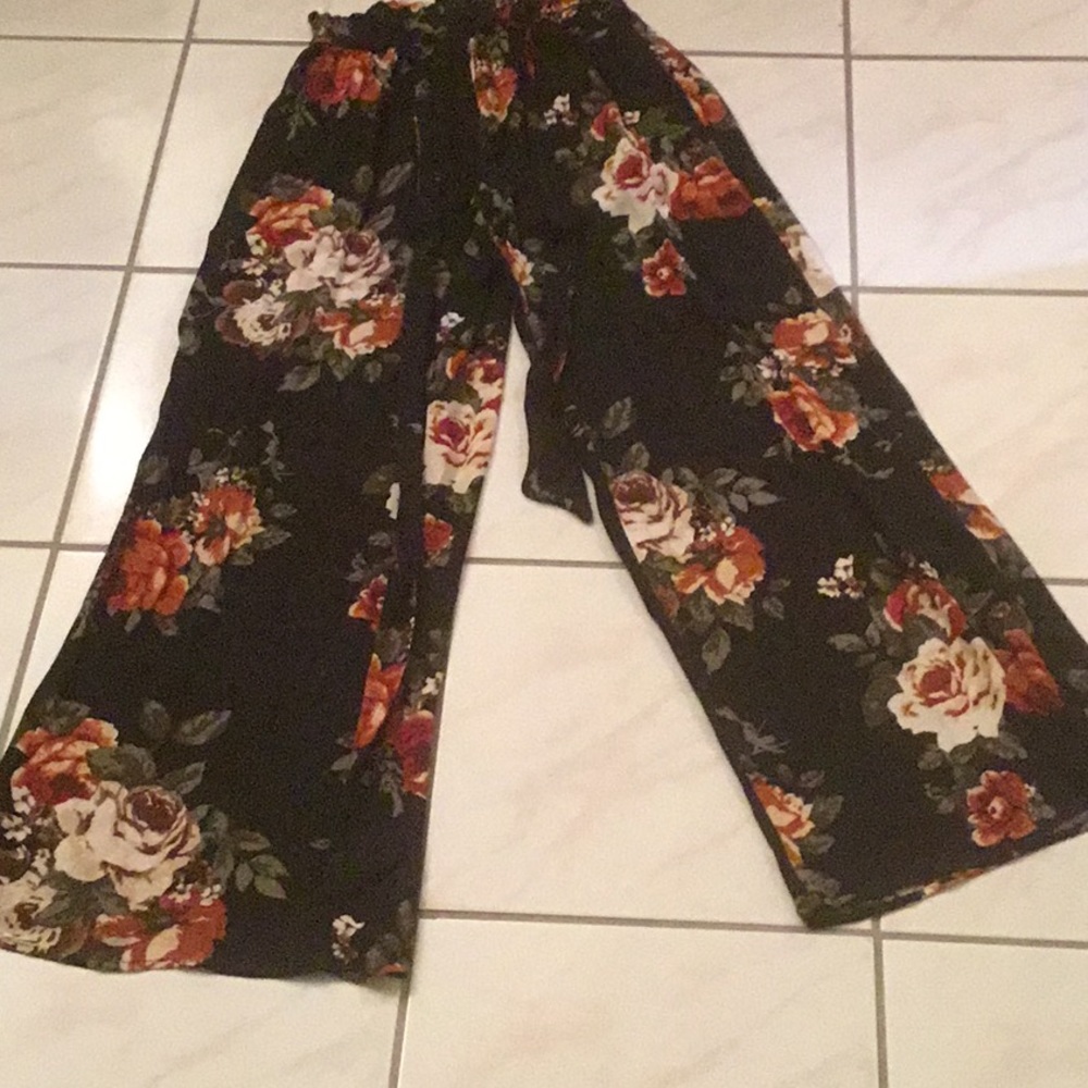 Floral Palazzo pants